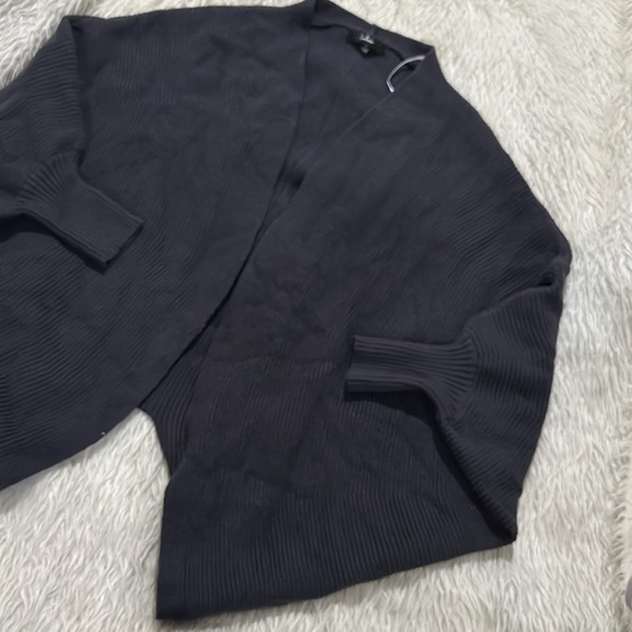 Lulus gray rib knit cardigan size small new - Picture 2 of 7